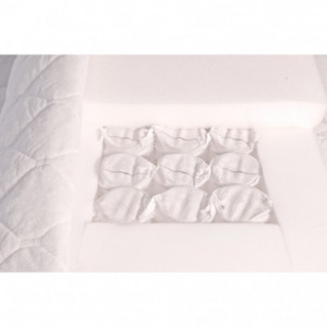 Set saltea Marte Pocket One 160x200 plus 2 perne microfibra 50x70 - Img 2