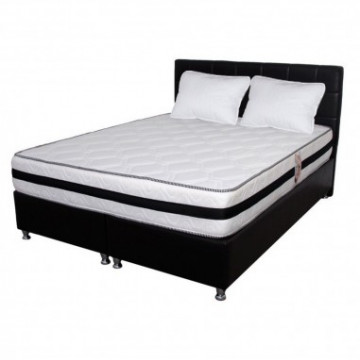 Set Saltea Memory Foam cu arcuri Azalee 140x200x25 plus 2 perne microfibra 50x70 - Img 1