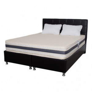 Set Saltea Superortopedica Lux ROMA 160x200x23 plus 2 perne microfibra 50x70 - Img 1