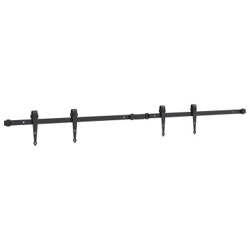 Set uși glisante pentru dulap 152 cm oțel carbon - Img 8