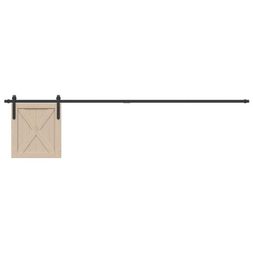 Set uși glisante pentru dulap 213 cm oțel carbon - Img 1