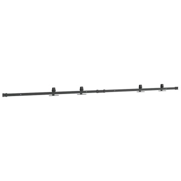 Set uși glisante pentru dulap 213 cm oțel carbon - Img 6