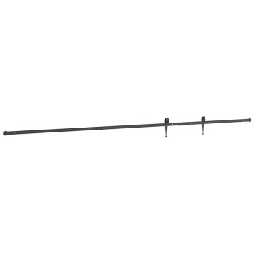 Set uși glisante pentru dulap 244 cm oțel carbon - Img 6