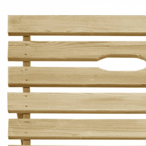 Șezlong, lemn de pin tratat - Img 5