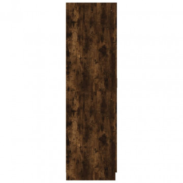 Șifonier, stejar fumuriu, 80x52x180 cm, lemn prelucrat - Img 4