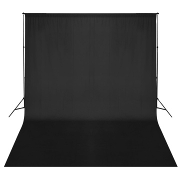 Sistem de suport fundal, 300 x 300 cm, negru - Img 2