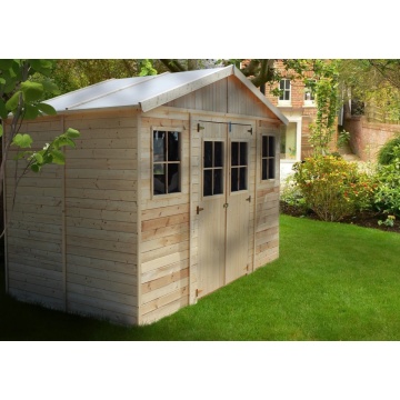 Șopron din lemn de gradina L14ft x L7ft x H8ft - TIMBELA M332+M332G - Img 3