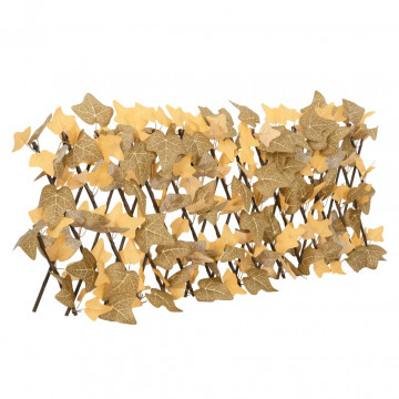 Spalier frunze arțar artificiale extensibil, oranj, 180x30 cm - Img 1
