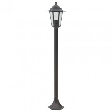 Stâlp iluminare grădină, 6 buc., bronz, 110 cm, aluminiu, E27 - Img 3