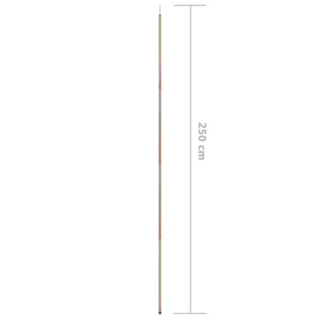 Stâlp pentru parasolar, 250 cm, oțel zincat - Img 5
