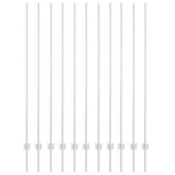 Stâlpi pentru Gard 22 buc U-Channel 160 cm Oțel Galvanizat - Img 2