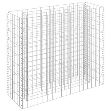 Strat înălțat gabion, 90 x 30 x 90 cm, oțel galvanizat - Img 2