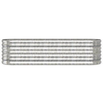Strat înălțat grădină 152x40x36 cm oțel vopsit electrostatic - Img 3