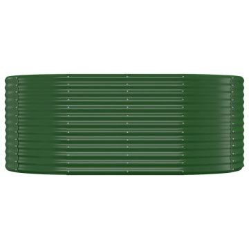 Strat înălțat grădină 175x100x68 cm oțel vopsit electrostatic - Img 3