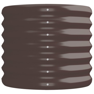Strat înălțat grădină 224x40x36 cm oțel vopsit electrostatic - Img 4