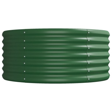 Strat înălțat grădină 296x80x36 cm oțel vopsit electrostatic - Img 4