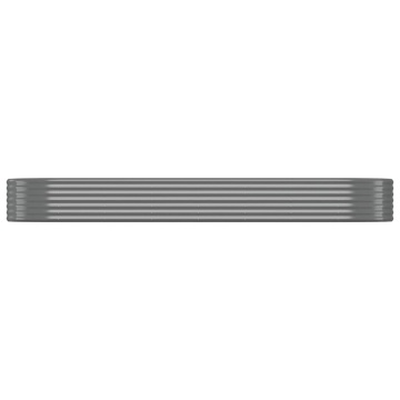 Strat înălțat grădină 322x100x36 cm oțel vopsit electrostatic - Img 3