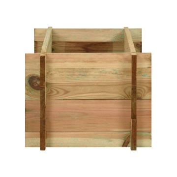 Strat înălțat legume grădină, 80 cm, lemn de pin tratat - Img 3