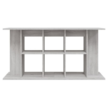 Suport acvariu, gri sonoma, 120x40x60 cm, lemn prelucrat - Img 4