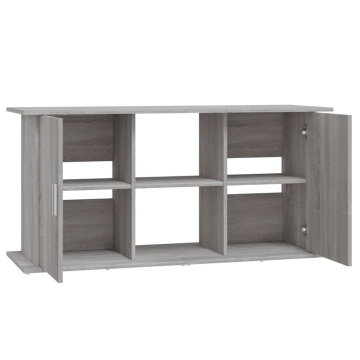 Suport acvariu, gri sonoma, 121x41x58 cm, lemn prelucrat - Img 5