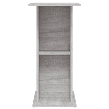 Suport acvariu, gri sonoma, 60,5x36x72,5 cm, lemn prelucrat - Img 8