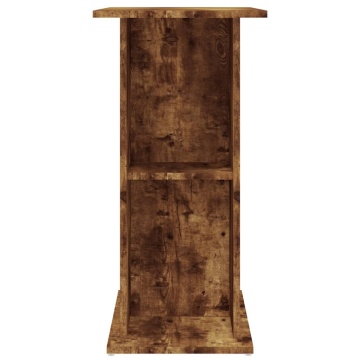 Suport acvariu, stejar afumat, 75x36x72,5 cm, lemn prelucrat - Img 8