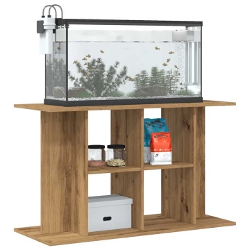 Suport acvariu, stejar artizanal, 100x40x60 cm, lemn prelucrat - Img 3