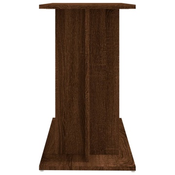 Suport acvariu, stejar maro, 80x35x60 cm, lemn prelucrat - Img 8