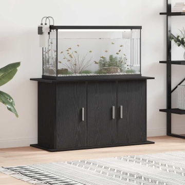Suport acvariu Stejar negru 101x41x58 cm Lemn prelucrat - Img 1