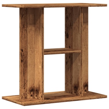 Suport de acvariu, lemn vechi, 60x30x60 cm, lemn prelucrat - Img 2