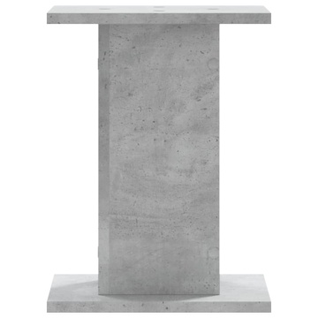 Suport de plante, 2 buc., gri beton, 30x30x40 cm lemn prelucrat - Img 4