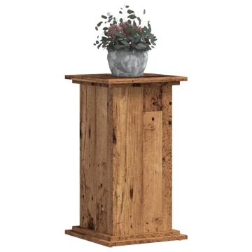 Suport de plante, lemn vechi, 33x33x60 cm, lemn prelucrat - Img 3