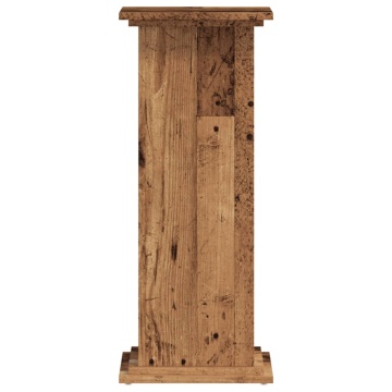 Suport de plante, lemn vechi, 33x33x80 cm, lemn prelucrat - Img 4