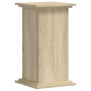 Suport de plante, stejar sonoma, 33x33x60 cm, lemn prelucrat - Img 2