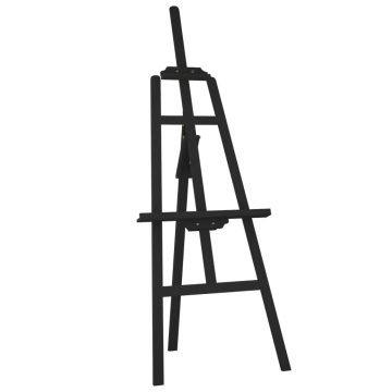 Suport de șevalet, negru, 53,5x95x127 cm, lemn masiv de pin - Img 2