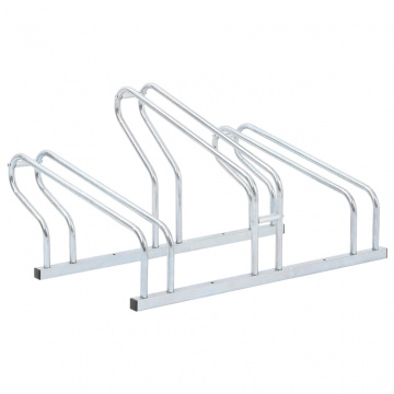 Suport de sine stătător pentru 3 biciclete, oțel galvanizat - Img 1