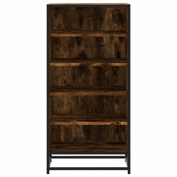 Suport pantofi Stejar afumat 48x38x97,5 cm Lemn prelucrat - Img 4