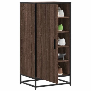 Suport pantofi Stejar maro 48x38x97,5 cm Lemn prelucrat - Img 1