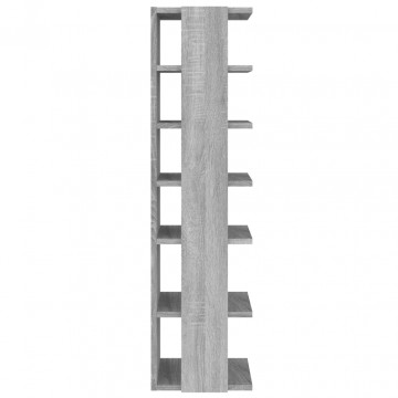 Suport pantofi, stejar sonoma, 25x27x102 cm, lemn prelucrat - Img 4