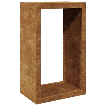 Suport pentru lemne de foc, 60x40x100 cm, oțel corten - Img 6