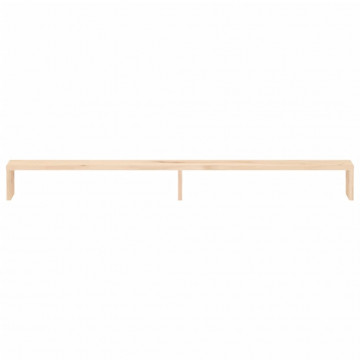 Suport pentru monitor, 100x27x10 cm, lemn masiv de pin - Img 5