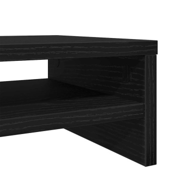 Suport pentru monitor Stejar negru 100x24x13 cm lemn prelucrat - Img 7