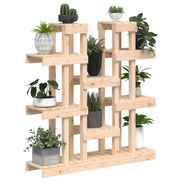 Suport pentru plante, 104,5x25x109,5 cm, lemn masiv de pin - Img 4