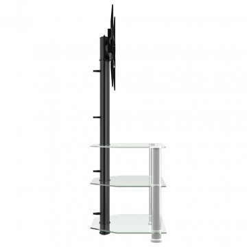 Suport TV de colț 3 niveluri pentru 32-70 inchi, negru/argintiu - Img 4