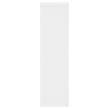Suporturi de plante, 2 buc., alb, 17x17x60 cm, lemn prelucrat - Img 8