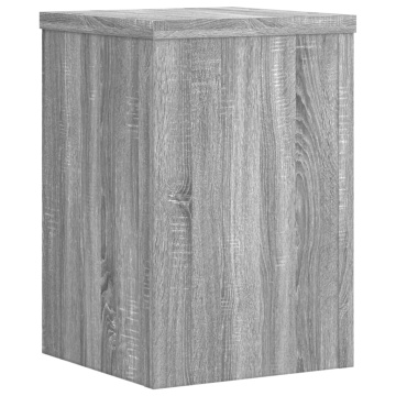 Suporturi de plante 2 buc. gri sonoma 20x20x30 lemn prelucrat - Img 4