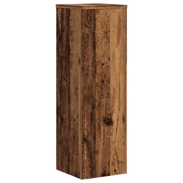 Suporturi de plante 2 buc. lemn vechi 25x25x80cm lemn prelucrat - Img 6