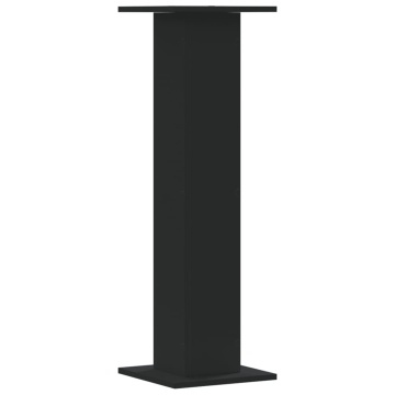 Suporturi de plante, 2 buc., negru, 30x30x95 cm, lemn prelucrat - Img 8