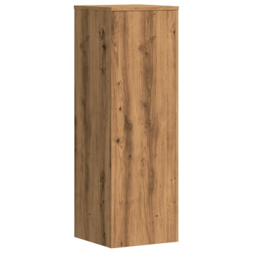 Suporturi plante, 2 buc., stejar artizanal, 33x33x100 cm, lemn - Img 6