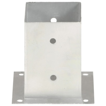 Suporturi stâlp, 4 buc., 101 mm, metal galvanizat - Img 3